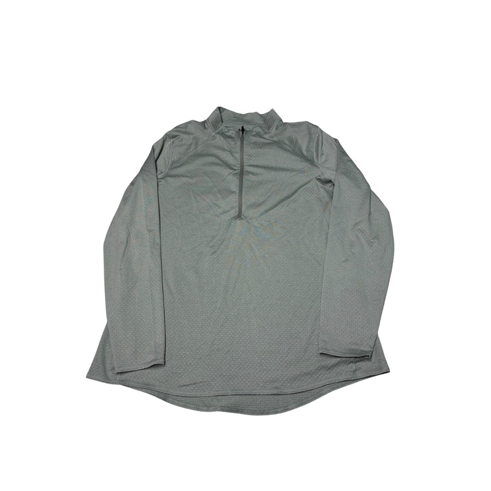 REI Co-op Women A Wilderness XL Gray Quarter‎ Zip Long Sleeve Performance Hiking
